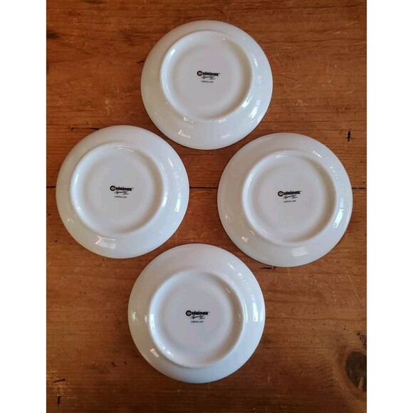 Cuisinox Signature Series Porcelain Espresso 3 Cups 4 Saucers White - Picture 6 of 9